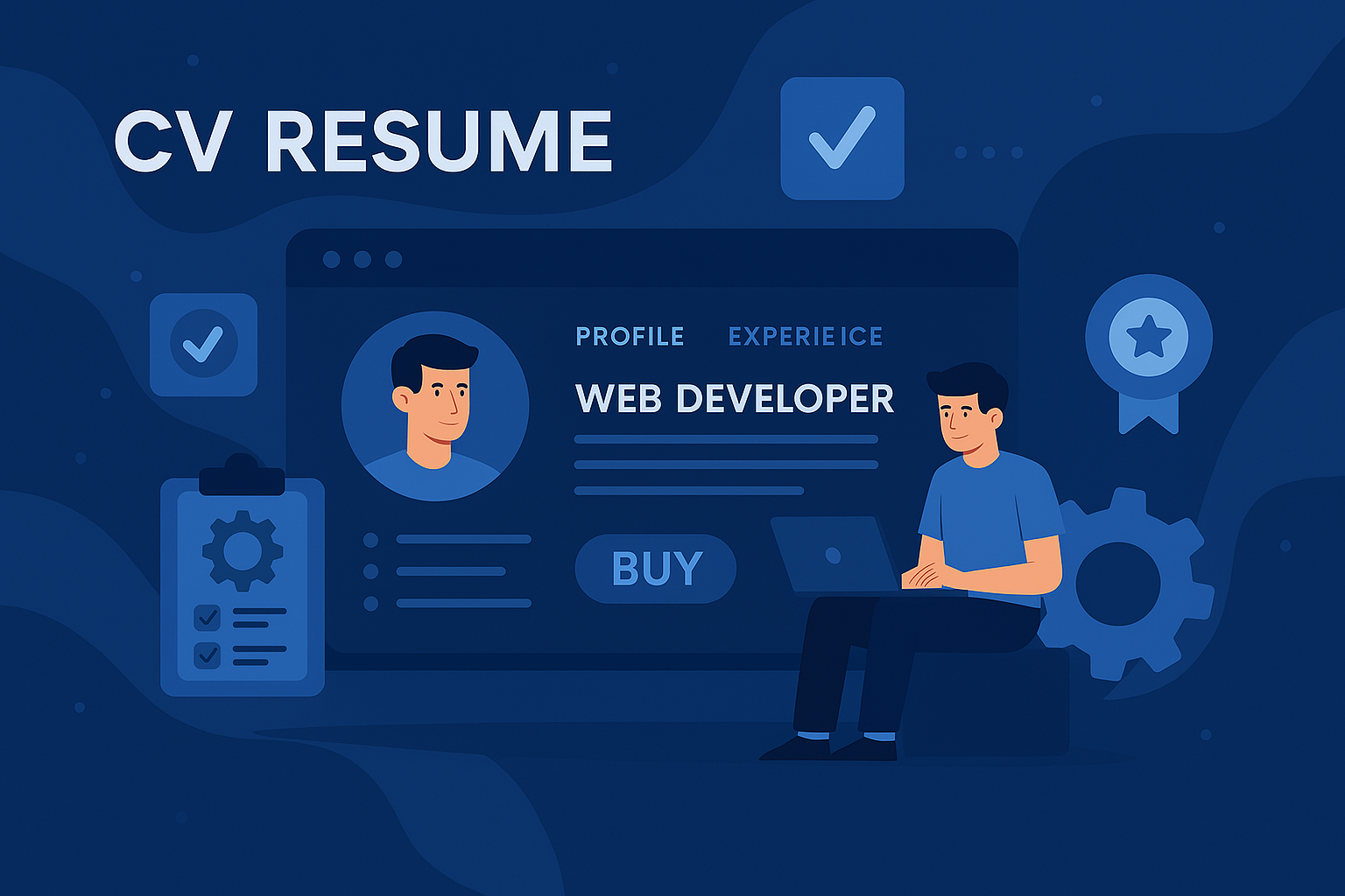 Interactive Resume Page Demo